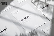 Poster / Flyer Mockups, a Books & Magazine Mockup by WebAndCat (Thumbnail 1 of 21)