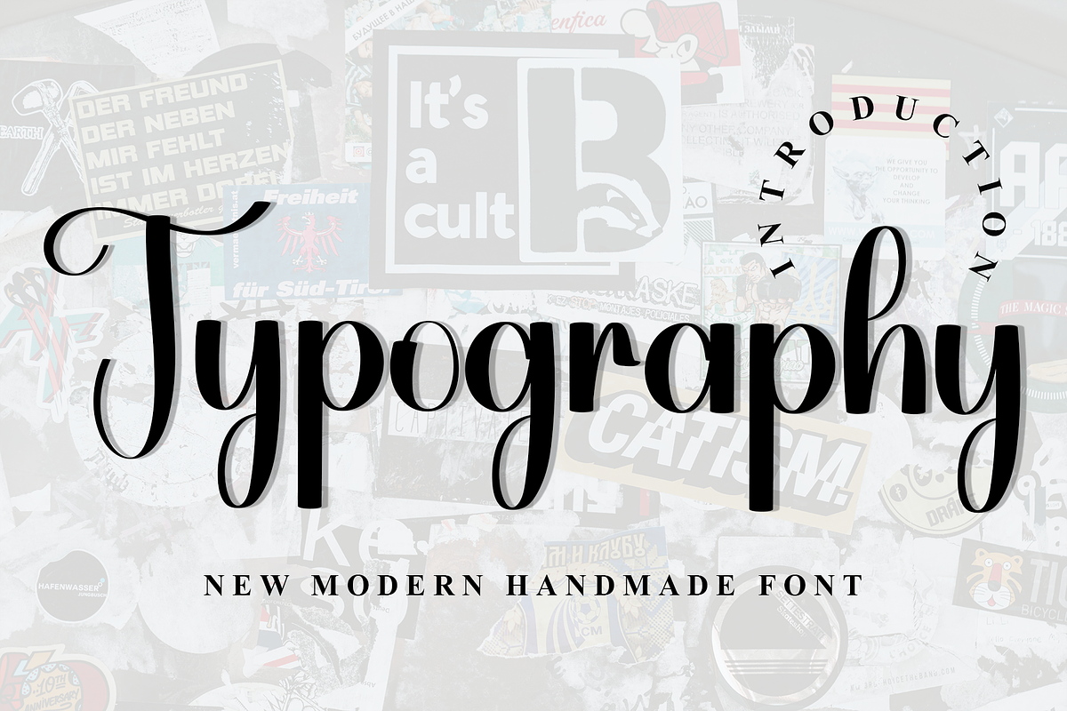 Typography, a Handwritten Font by FreshTypeINK (Photo 5 of 8)