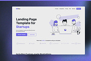 Duo - Webflow Template for Startups, a Landing Page Template by Toms Design (Thumbnail 2 of 5)