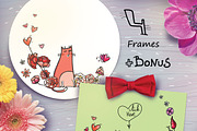 St.Valentine's Cats - 82 elements, an Animal Illustration by Zooza Art (Thumbnail 5 of 8)