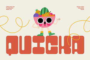 Quicka - Bold Display Sans Font, a Font by Flawless And Co