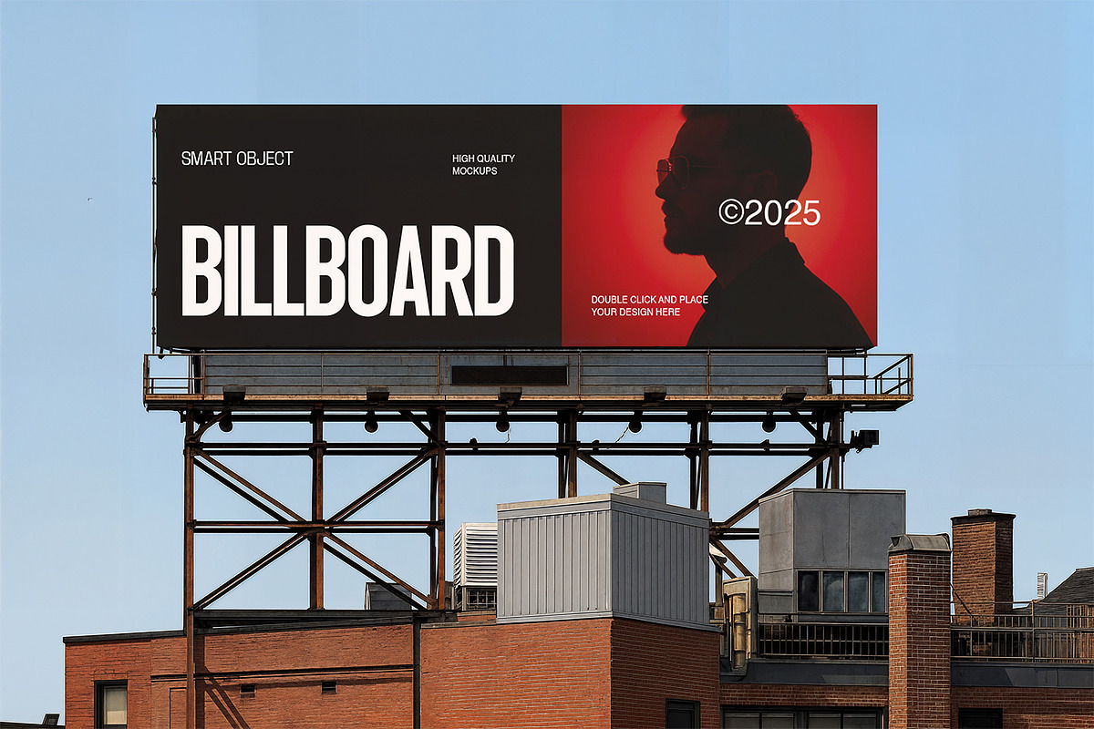 Outdoor Street Billboard Mockup, an Advertising Mockup by RamStudio2 (Photo 5 of 9)