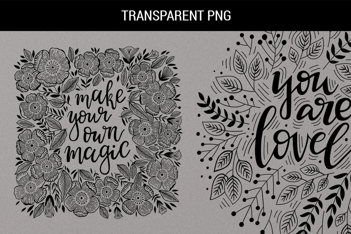 Floral greeting cards, an Illustration by piyacler (Photo 4 of 4)