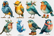 New Year's Eve Birds Clipart, an Animal Illustration by Rose Art (Thumbnail 4 of 4)