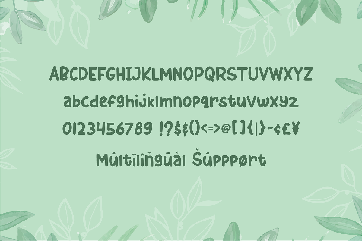 Green Tea | Refreshing and Awesome, a Sans Serif Font by Tigadestd Type (Photo 2 of 7)