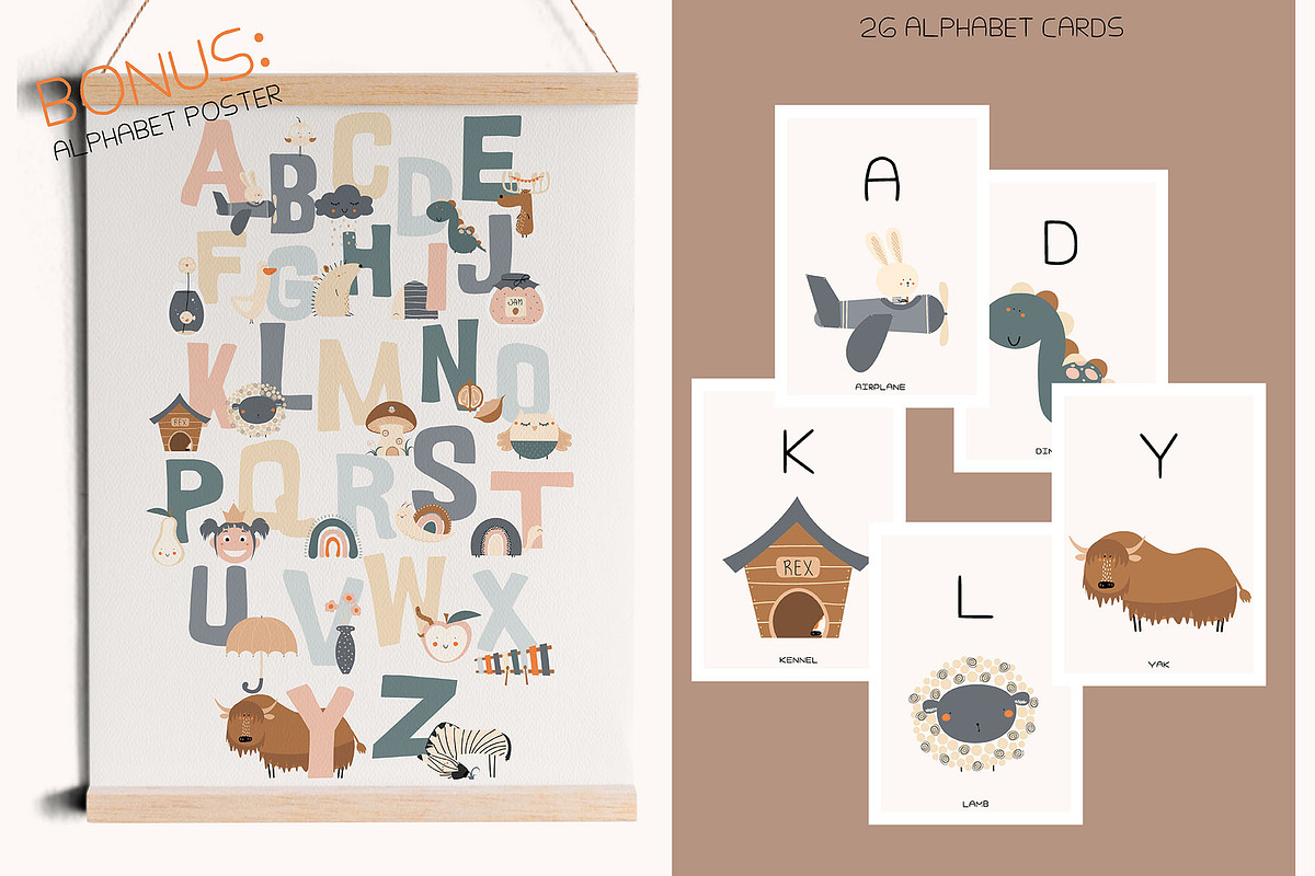 Cute baby posters and greeting cards, an Animal Illustration by Julia Martyshkina (Photo 7 of 9)