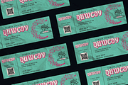 Qutcoy - Display Font, a Sans Serif Font by twinstd (Thumbnail 5 of 10)