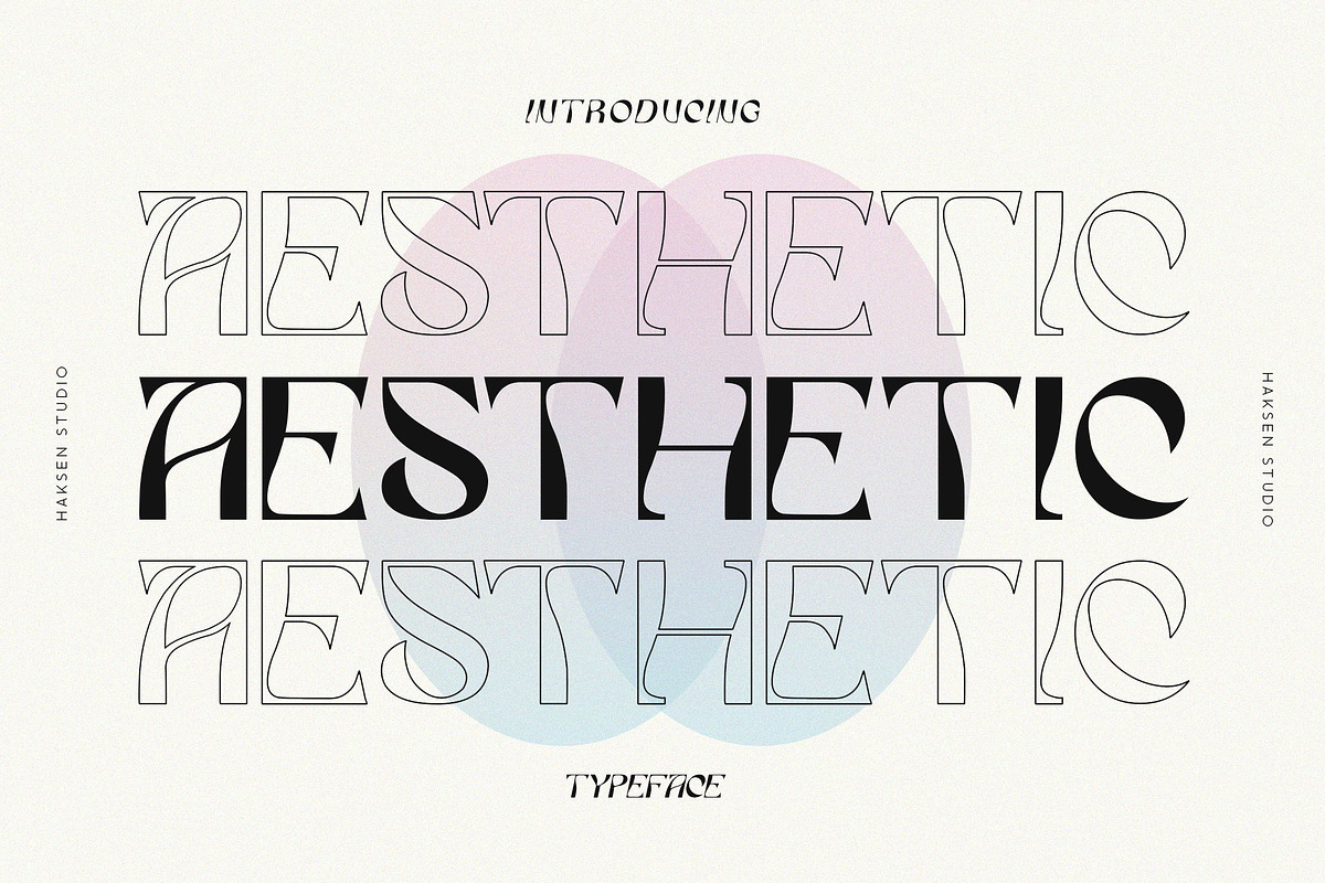 AESTHETIC, a Handwritten Font by Haksen (Photo 1 of 7)
