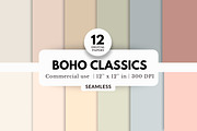 12 Boho Classics Digital Papers, a Background Graphic by NorthWindPixels (Thumbnail 1 of 4)