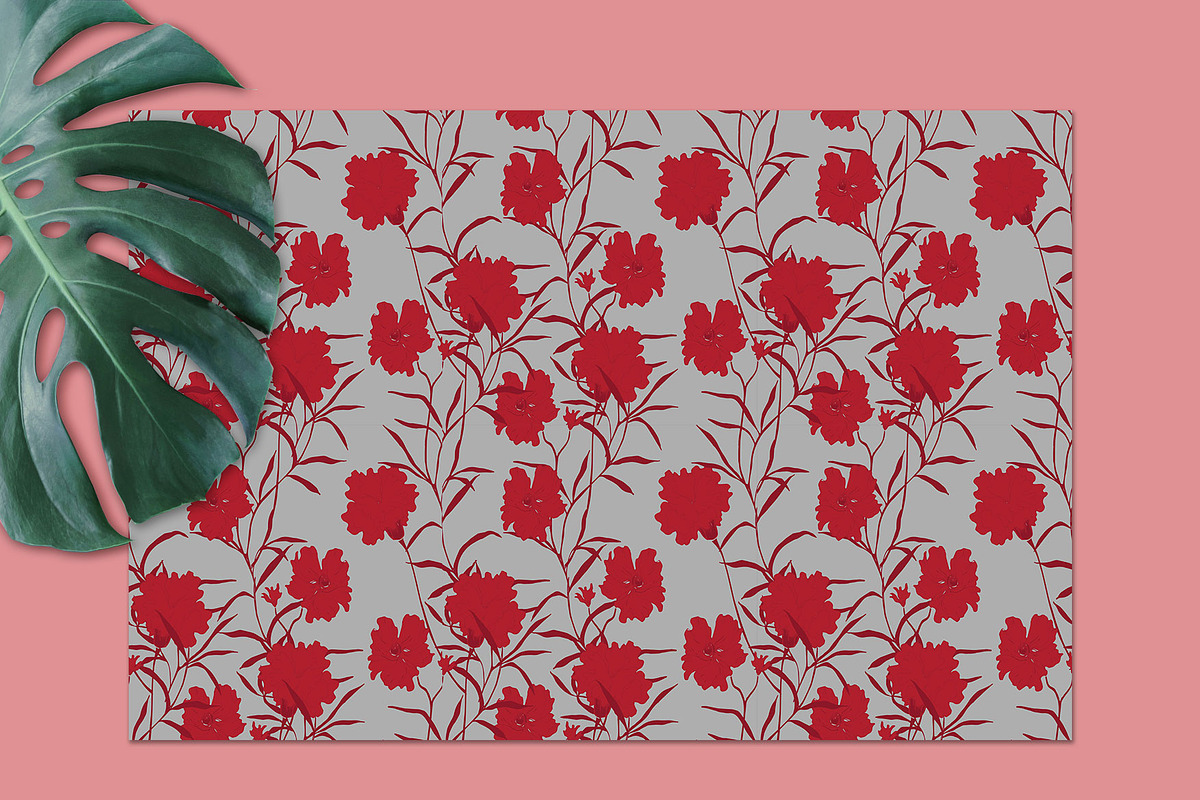 20JPG/EPS Tropical floral pattern, a Pattern Graphic by Theraphosath (Photo 16 of 30)