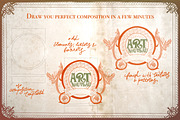 Modern Art Nouveau Creator Kit, a Brush Add-On by Letter Elfa Studio (Thumbnail 4 of 11)