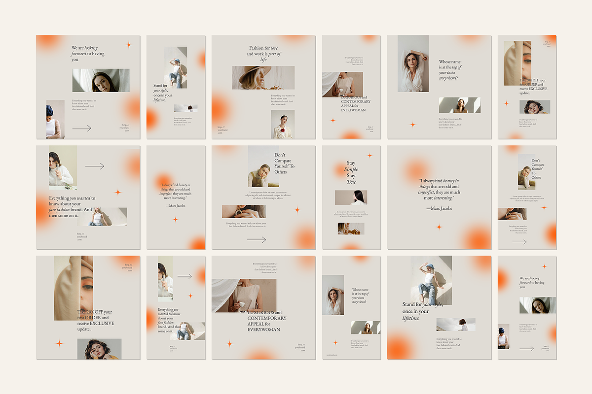 600 Minimalist Instagram Bundle, a Social Media Template by Creatchees.std (Photo 31 of 37)