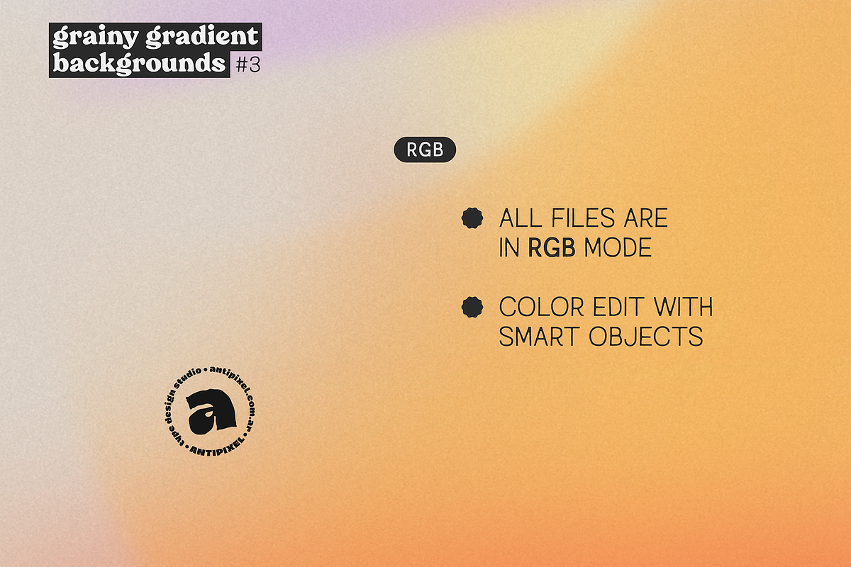 Grainy Gradient Backgrounds #3, a Texture Graphic by Antipixel Type Studio (Photo 9 of 12)