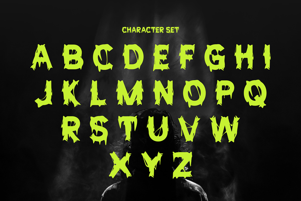 Hellver - Horror Display Font, a Sans Serif Font by Flawless And Co (Photo 6 of 10)