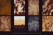 COFFEE ABSTRACT PATTERNS BUNDLE, a Texture Graphic by Creativemaker (Thumbnail 13 of 21)