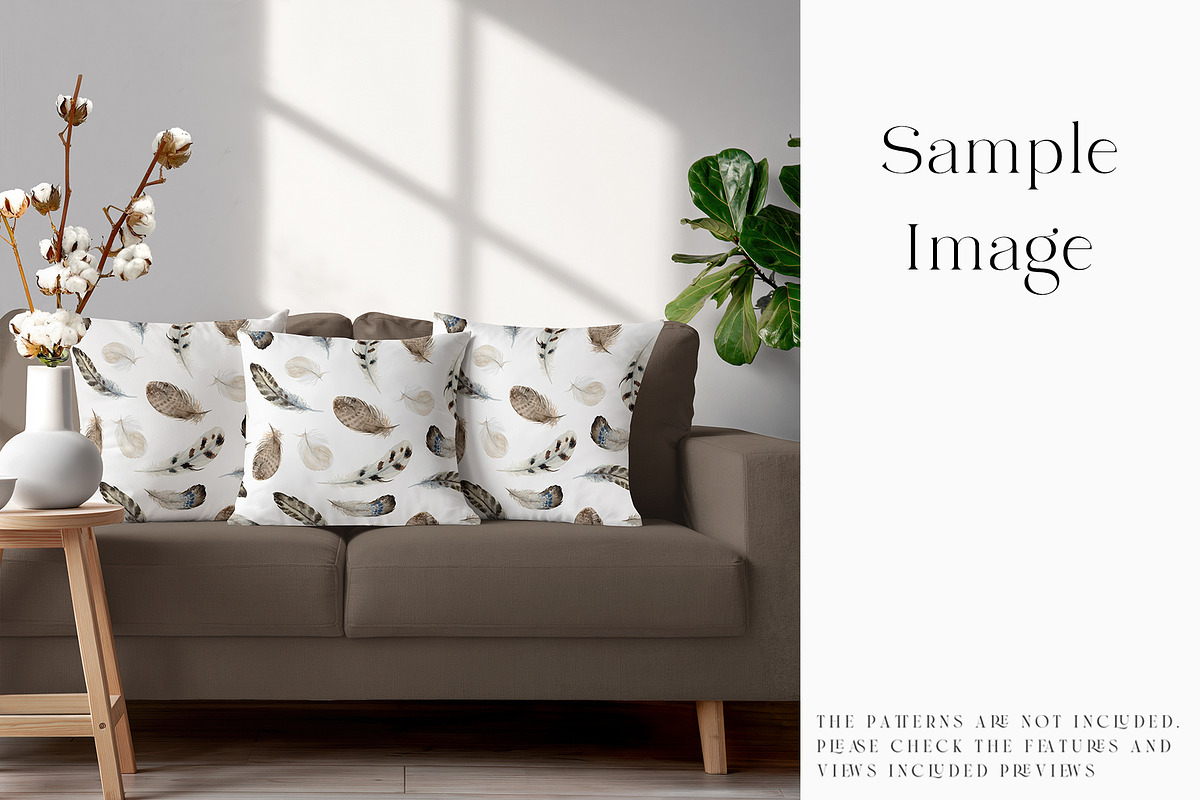 Throw Pillows Mockups, a Household Mockup by mock-ups (Photo 13 of 31)