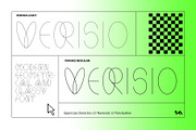 Modern Geometric Thin Font - Verisio, a Font by CreativeFolks (Thumbnail 2 of 6)