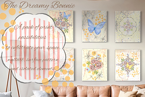 Butterflies and florals - nostalgia