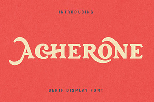 Acherone - Serif Display Font