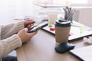 Mobile payment online shopping business woman, a Person Photo by Photo Drive Studio