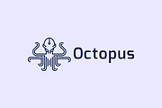 Octopus Minimal Logo Template, a Branding & Logo Template by Graplick (Thumbnail 2 of 2)