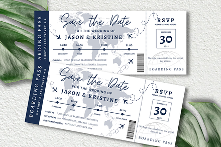 Boarding Pass Template Editable, a Card Template by YasdeyDesigns