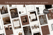 Luxury Instagram post templates, a Social Media Template by Wonderlik Webdesign (Thumbnail 1 of 11)