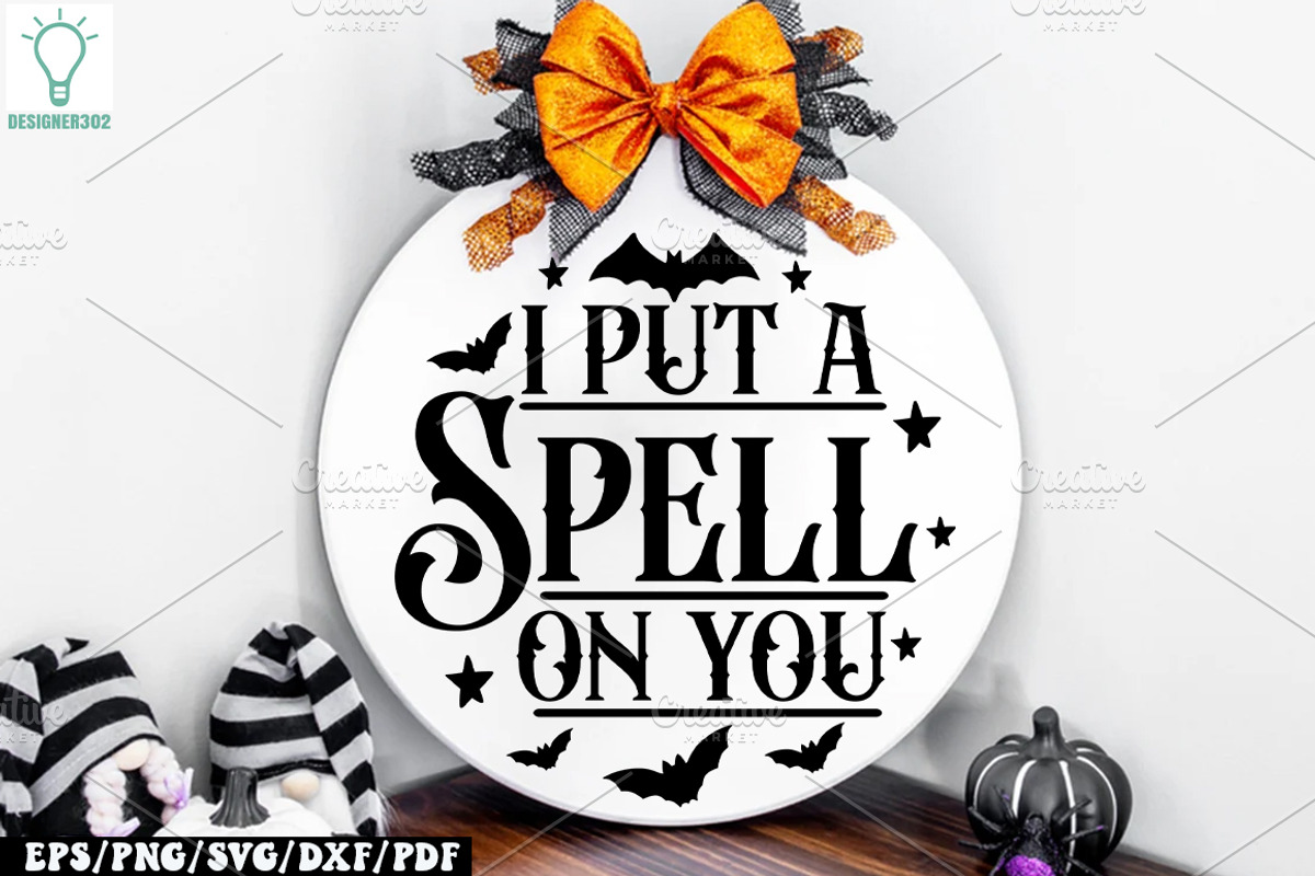 Halloween Round Sign SVG Bundle, a Graphic by Designer302 (Photo 12 of 17)