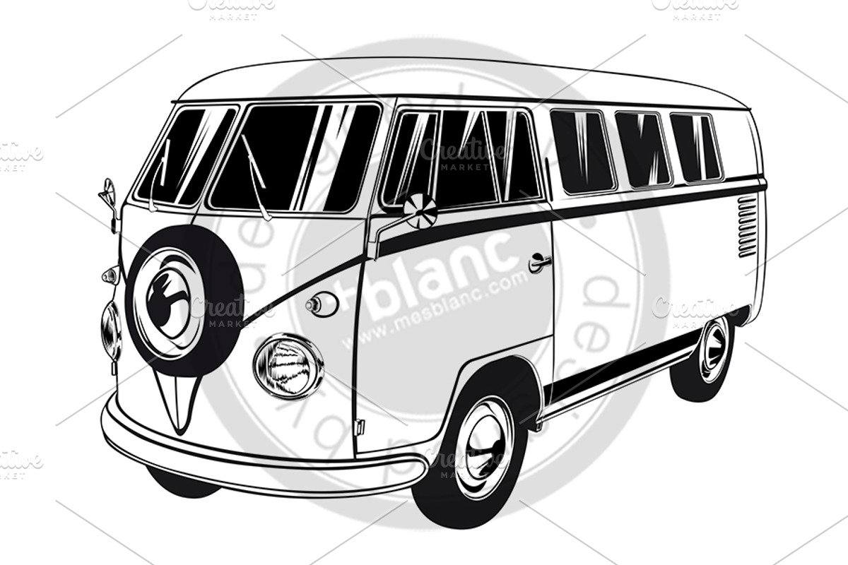 Hippie van, a Graphic by mesblanc (Photo 1 of 4)