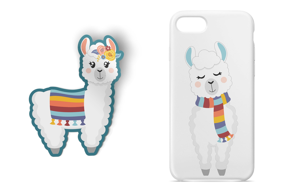 Fall Llama, an Animal Illustration by Huckleberry Hearts (Photo 2 of 3)