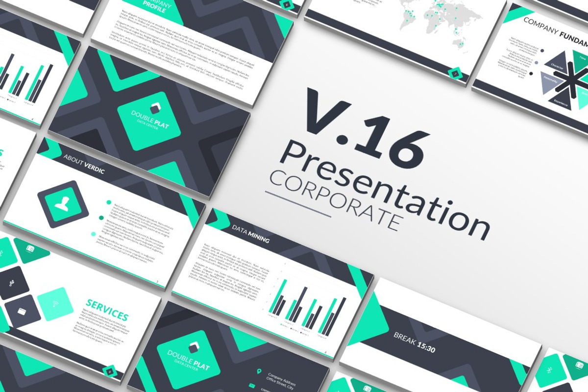 Presentation Corporate 16, a Presentation Template by SlideKingdom (Photo 1 of 3)