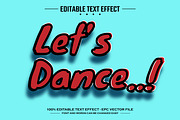 Let's dance 3D editable text effect, a Layer Style Add-On by nicemorning (Thumbnail 3 of 3)