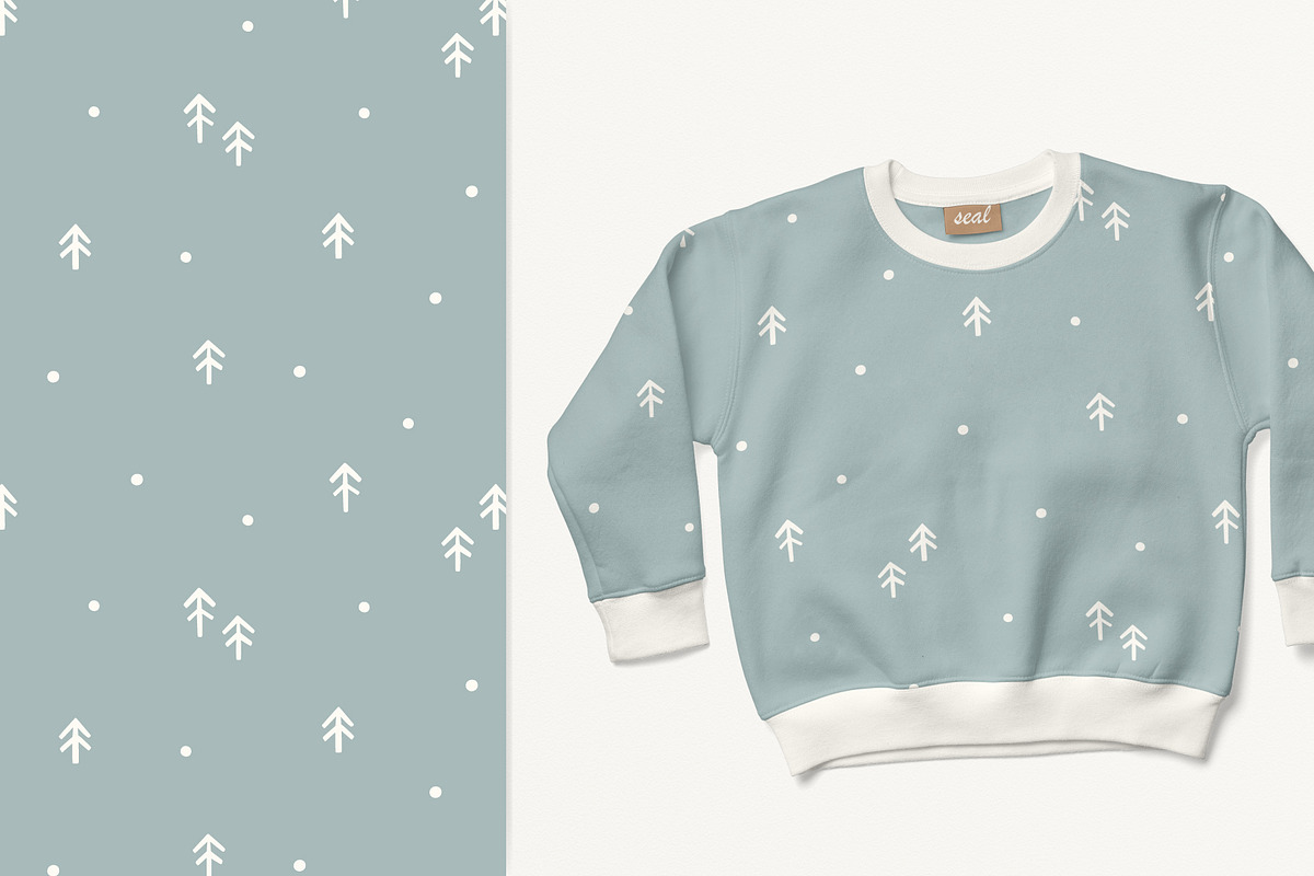 4 patterns for Christmas, a Pattern Graphic by Olena Kuznietsova (Photo 5 of 9)