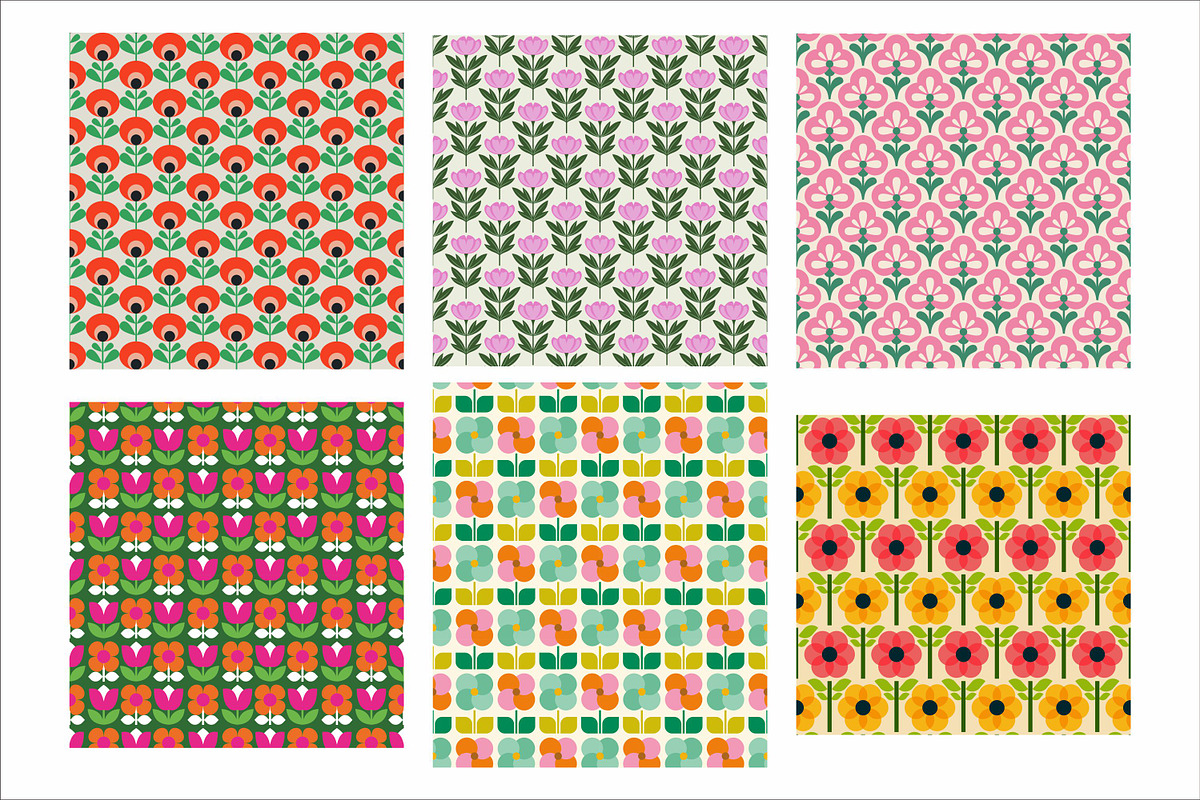 Pack of mixed colorful flower, a Pattern Graphic by Brainware Graphic (Photo 6 of 13)