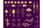 Asian New Year Chinese elements, a Seasonal Illustration by Seavector Studio (Thumbnail 2 of 3)