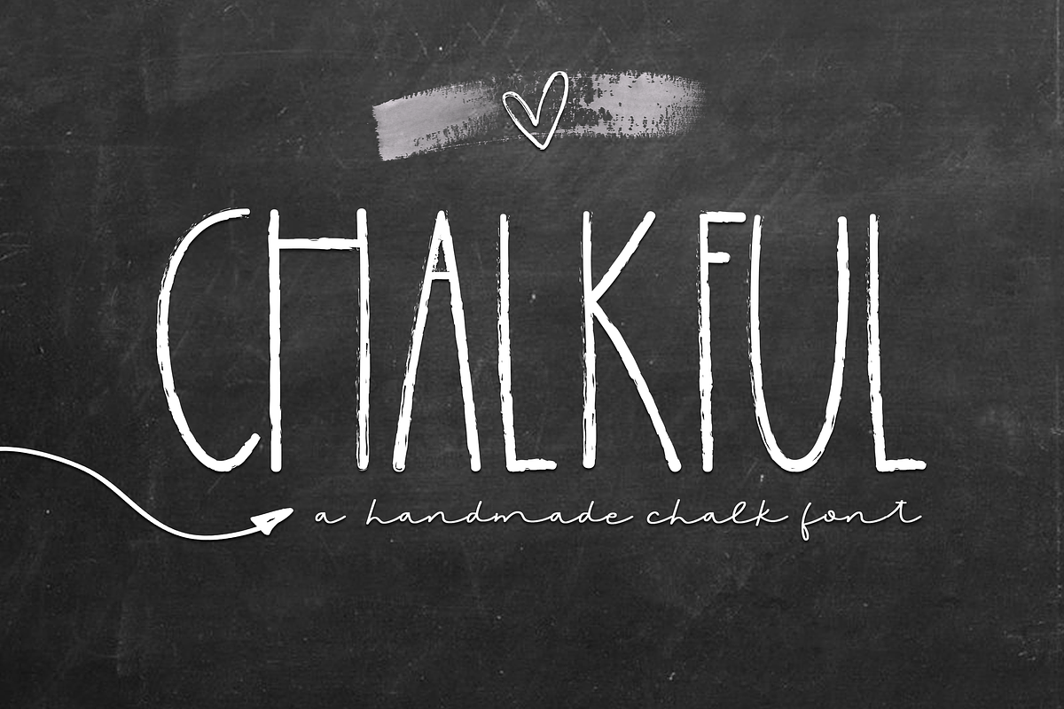 Chalkful - A Handmade Chalk Font
