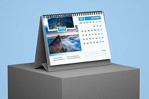 Desk Calendar Template Design 2023