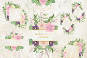 Boho Frames Floral Borders Wreaths, an Illustration by PawGraphic (Thumbnail 5 of 9)