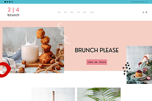 Colorful Shopify Theme | Pink Brunch