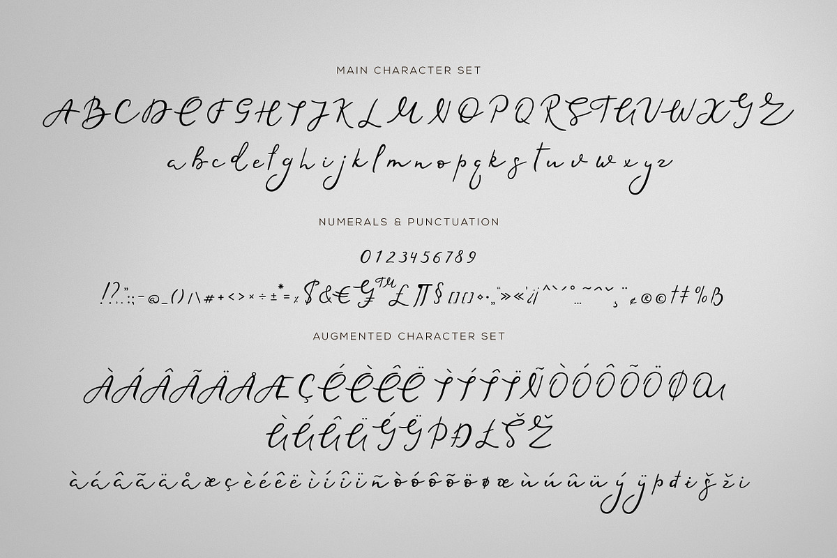 Sofity script font preview 4
