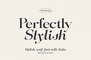 Perfectly Stylish, a Serif Font by zeenesia (Thumbnail 16 of 18)
