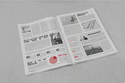Newspaper Mock-up, an Advertising Mockup by zippypixelstudio (Thumbnail 12 of 14)
