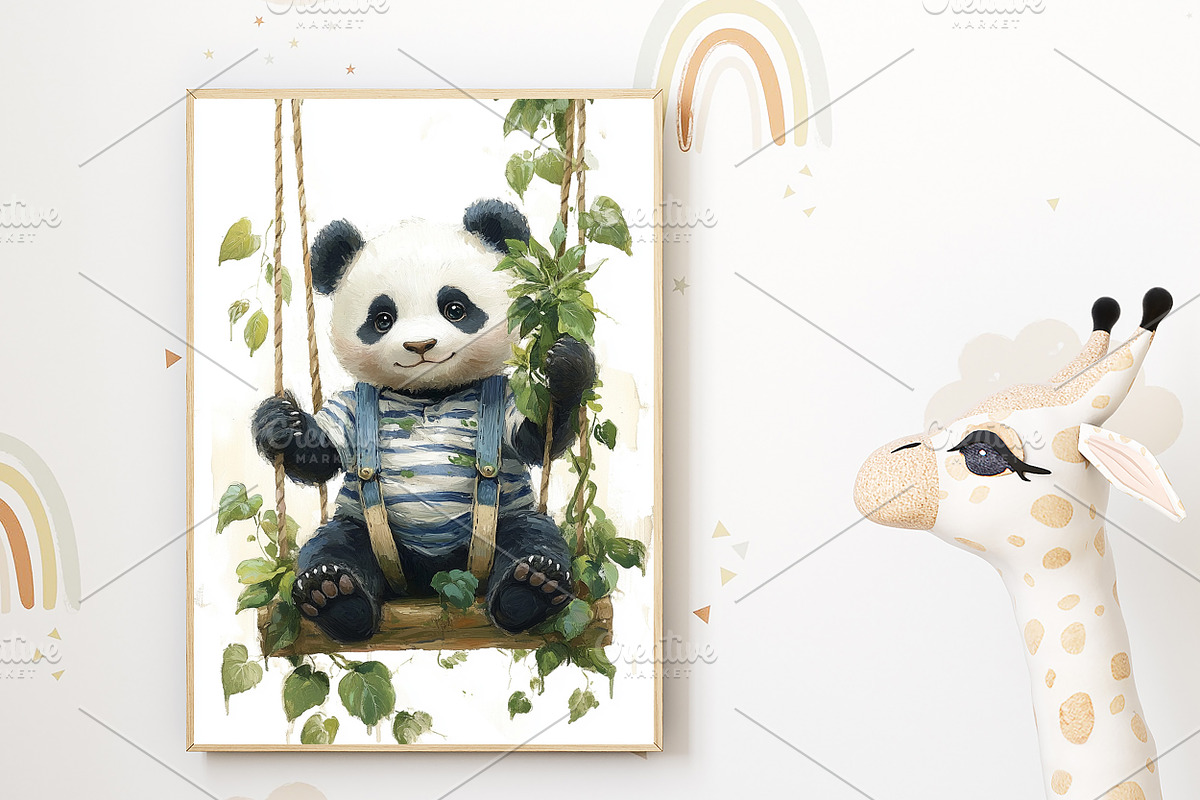 Self Portraits Animal Wall Art, an Illustration by PrintablesByFranklyn (Photo 7 of 7)