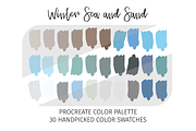 Procreate Winter Color Palettes, a Palette Add-On by STUDIO 17 (Thumbnail 4 of 10)