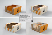 Cake Window Box Packaging Mockup, a Packaging Mockup by INCDesign (Thumbnail 3 of 6)