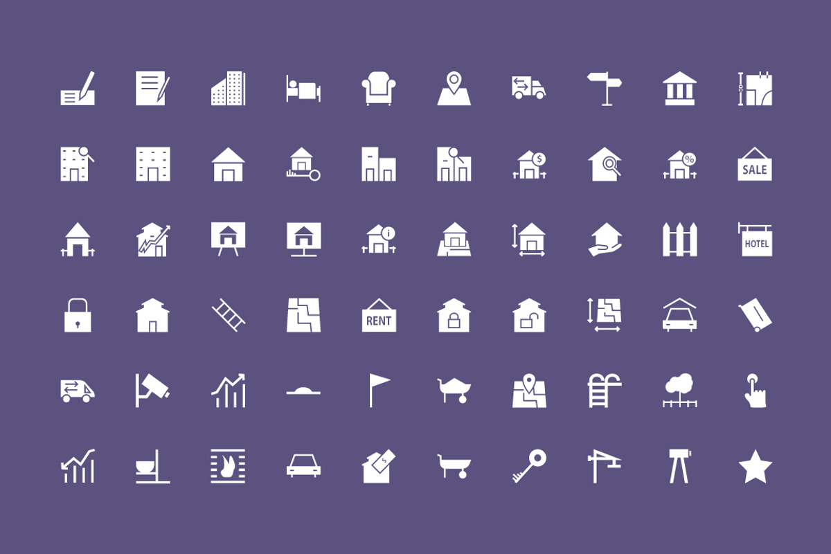 150 Real Estate Vector Icons preview 2