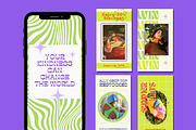 Funky Instagram Templates Bundle, a Social Media Template by Hell Yeah Designs (Thumbnail 6 of 13)