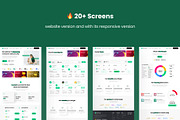 Stacking Crypto UIKit Website, an UI Kit Template by Minialis (Thumbnail 2 of 6)