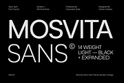 Mosvita Sans Serif Family Font, a Sans Serif Font by Yukita Creative (Thumbnail 1 of 13)