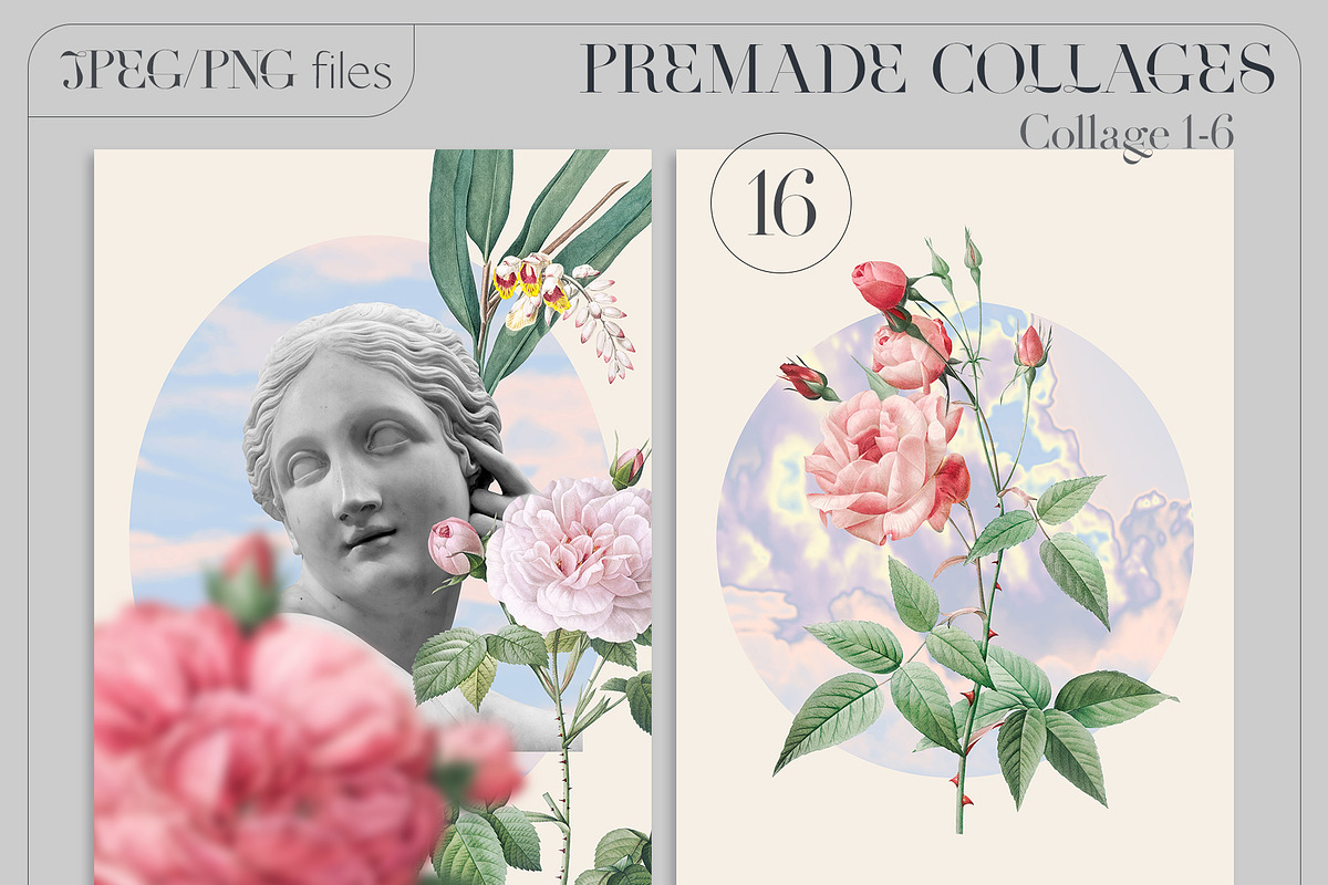 BUNDLE Collage Creator Art Elements, an Object Graphic by Oksana Trygub (Photo 6 of 49)